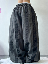 TRACK NYLON UNIQUE BALLOON PANTS💚🩶🖤🤎 - 4 COLORS