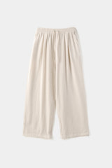 Border stripe summer pants