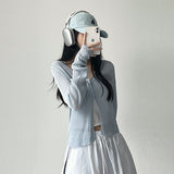 Muse 2ボタンVネックニットカーディガン