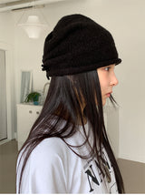 SHIRRING WOOL BEANIE (4C)