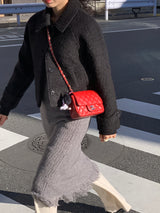 [MADE] [Wool Napping] Winter Warm ロングブーツカットスラックス