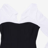 Serine Off Shoulder Shirt Dress