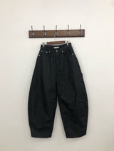 Stud Cross Wide Denim Pants