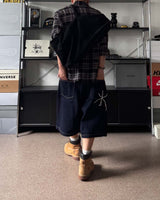 PD ハンドルエンブロイダリーバミューダコットンパンツ