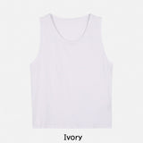 Loin Over Fit U-Neck Cut Sleeveless