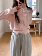 MT Round Loose Knit Cardigan (7color)