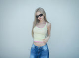 true hoop pink denim