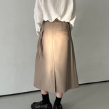 Belted Midi Skirt – 2colors