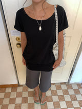 [Ofom] WIDE CAPRI PANTS