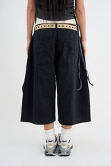 Ocean Pintuck Bermuda Pants