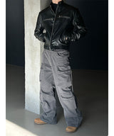 [Unisex] Dyeing string multi cargo pants(3color)