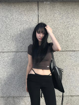 バックレスショートスリーブT