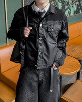Duron Nylon Knit Trucker Jacket