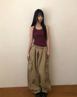 メイデンバルーンワイドバンディングパンツ