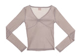 シェリーリボンベルベットトップ (GREY)
