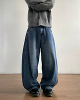 Simon Curved Denim Pants