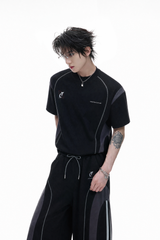 コントラストステッチTシャツ