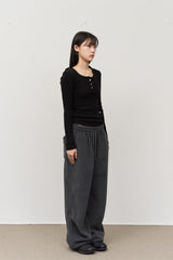 Melange Fleece Pants