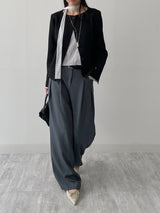 Launer Pocket Two-Tuck Wide Slacks