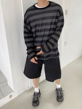 Nylon wide banding half pants 2C
