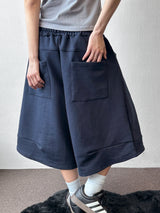 Value Keyring Circle Pintuck Bermuda Shorts 4 color