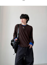 [1+1] Crop Layered Long Sleeve