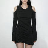 [MADE] Line Shirring Dress 001