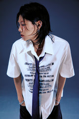 [0060] Lettering Short Sleeve Shirt