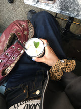LEOPARD SCRUNCHIE - BEIGE