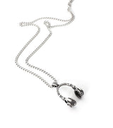 Headphone pendant chain necklace