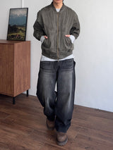 Faded Dye Crop Jacket (3color) (No.993)
