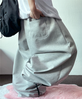 STRING. KOREAN 🖤 DURABLE VER. 2 BALLOON LONG PANTS 🤍🩶 - 3 COLORS