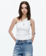 ey shouler top (white)