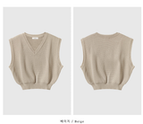 [Lè made/7,000 Sold] ルメイド ベーシック Vネック ベスト