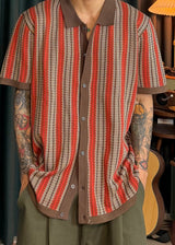 Insider Striped Collar Cardigan  3COLOR