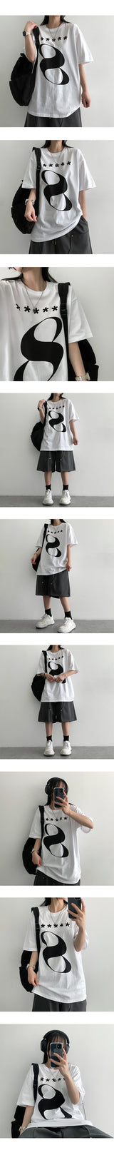 デート半袖Tシャツ