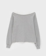 [MADE] シピーボートネックプリントロングスリーブTシャツ