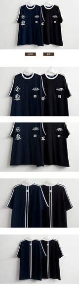 Pi Track Line Short Sleeve Tee