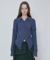 4WAY BUTTON KNIT SHIRT