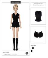 Hazel button sleeveless (2color)