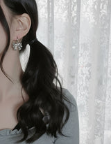 Adorable Ribbon Huggies Piercing - Silver