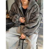 [Unisex] Fur 2way hood jumper(4color)