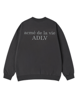 25FW BASIC LOGO NAPPING SWEATSHIRT CHARCOAL