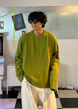 プレッツェルラウンドニット 5COLOR