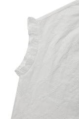 フラワーガーデンステッチブラウス [Ivory]