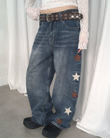 008 star denim pants