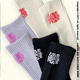 Peace Crew Socks Purple