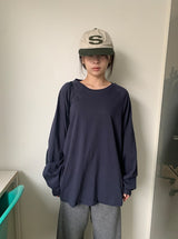 センキューベーシックラグランオーバー長袖Tシャツ