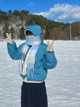 Blue Bear Hooded Padding (4 Colors)