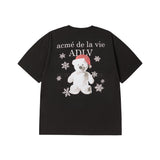24FW SNOW BEAR SHORT SLEEVE T-SHIRT BLACK